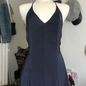 Navy Blue floor length dress